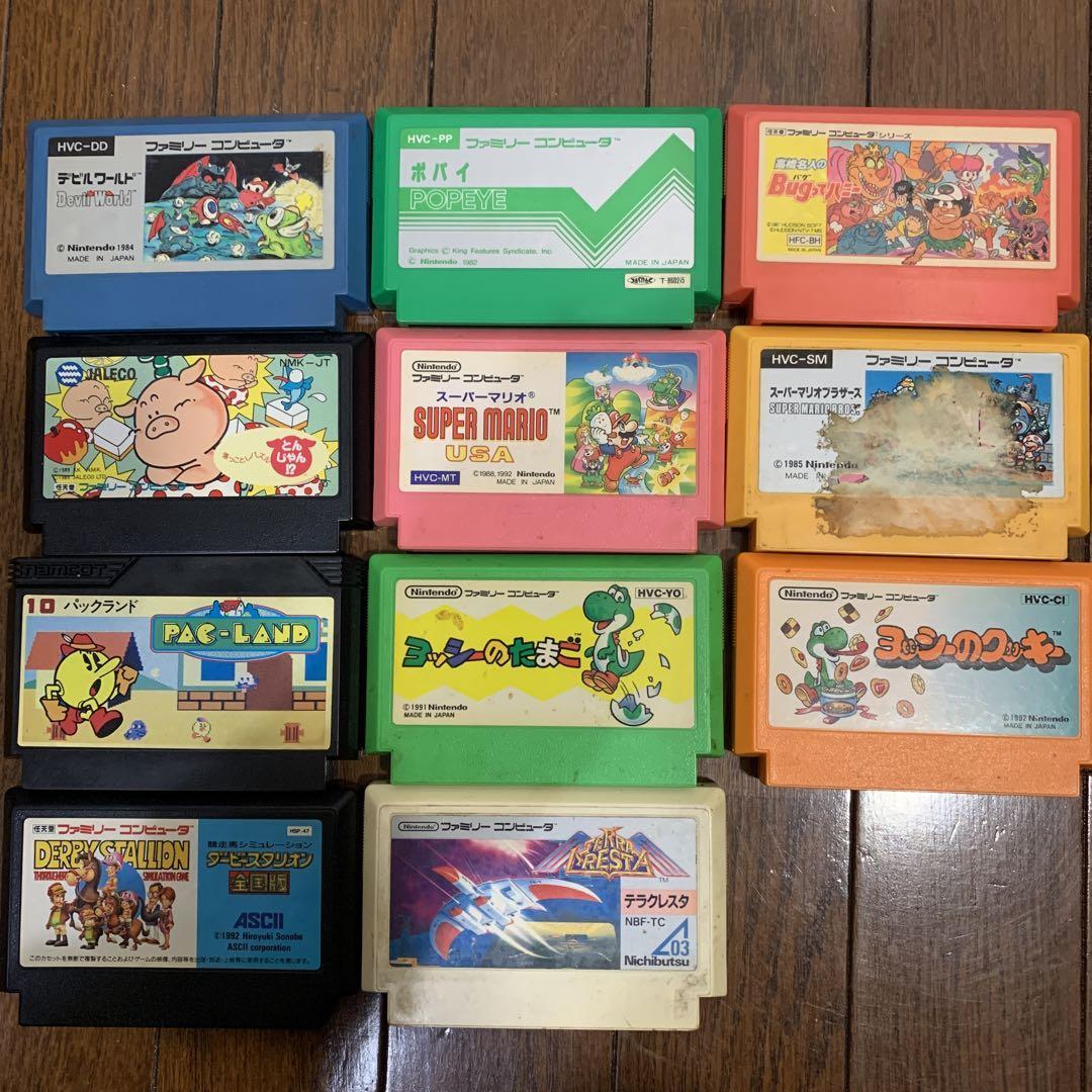 Nintendo Famicom FC NES Game software Lot 11 Devil World