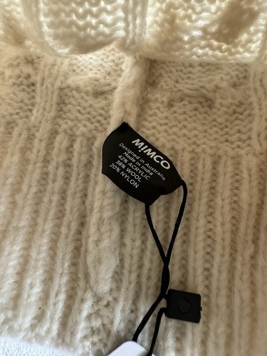 πππ New Mimco Woman Snowdrift Pearl Beanie Hair Fascinator Hat Cap π© - Picture 9 of 13