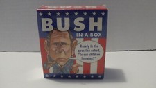 President Bush in a box NEW George W. Bush Funny Misstatements