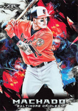 Manny Machado Topps Fire 2018 Baseball Card #79