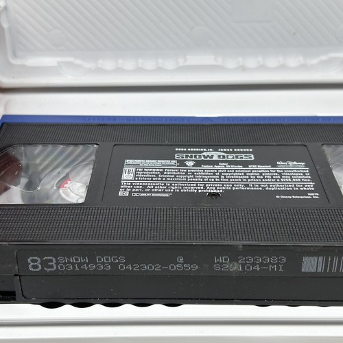 Snow Dogs VHS 2002 Video Tape Walt Disney Cuba Gooding Jr Movie Buy 2 Get 1 Free - Picture 12 of 14