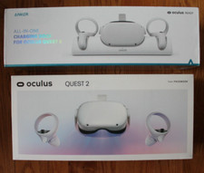 Meta Oculus Quest 2 Virtual Reality (vr) Headset 256gb New + Anker Charging Dock
