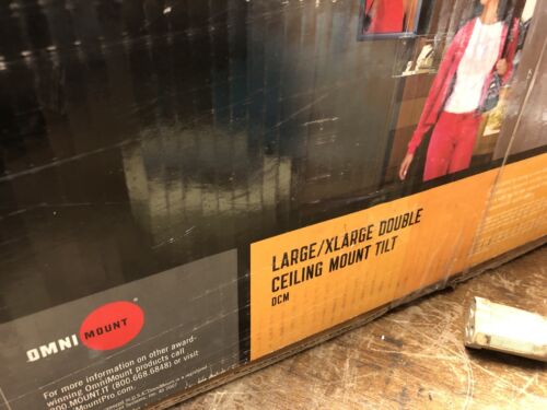 Omnimount Dcm Dual Ceiling Mount For 32”- 63" Flat Panels Tvs In - Black Color - Picture 4 of 5