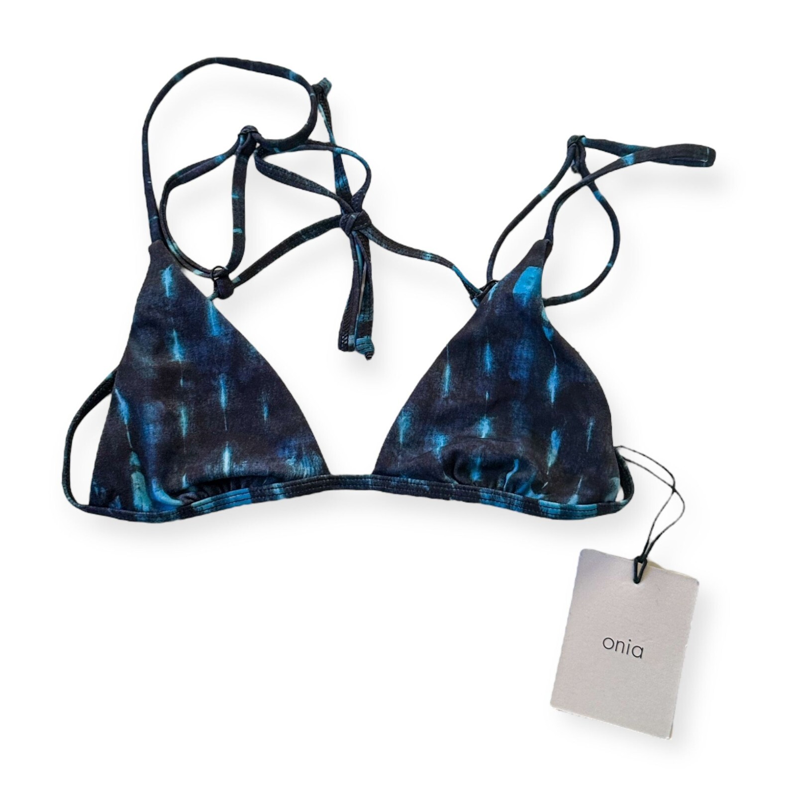 ONIA Printed triangle bikini set, Remi top and Kate bottom, Size S, NWT image 4