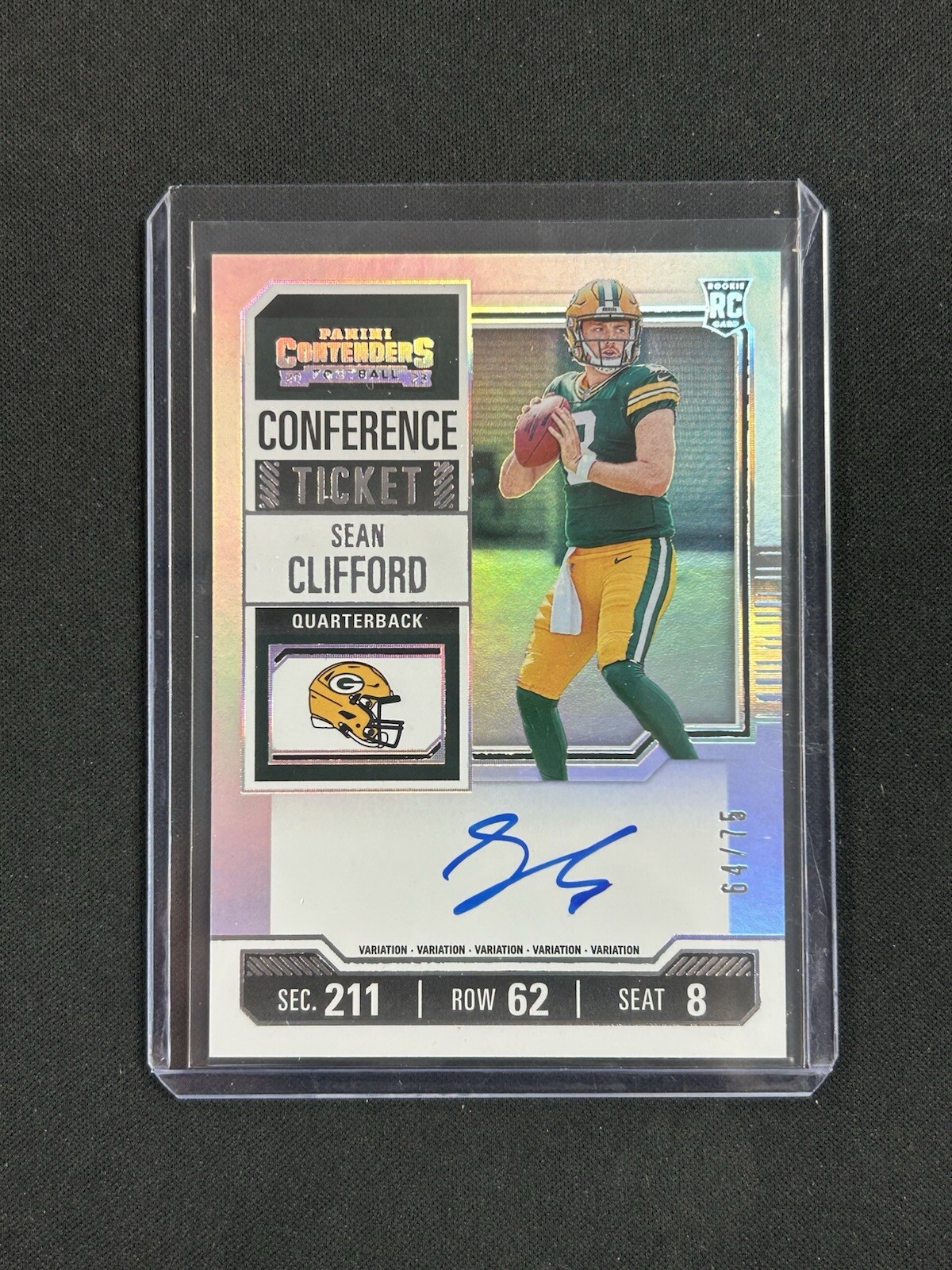 2023 Panini Contenders Confrence Ticket Auto #132 Sean Clifford /75