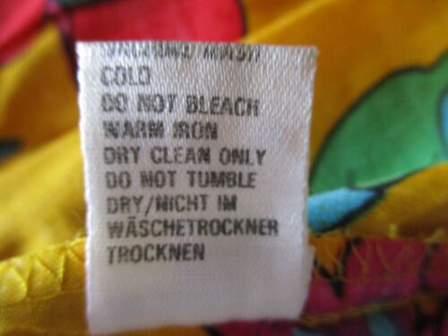 MONDI - GORGEOUS RETRO, YELLOW/MULTI FLORAL PRINT, BELTED, WRAP DRESS - SIZE S - Picture 12 of 12