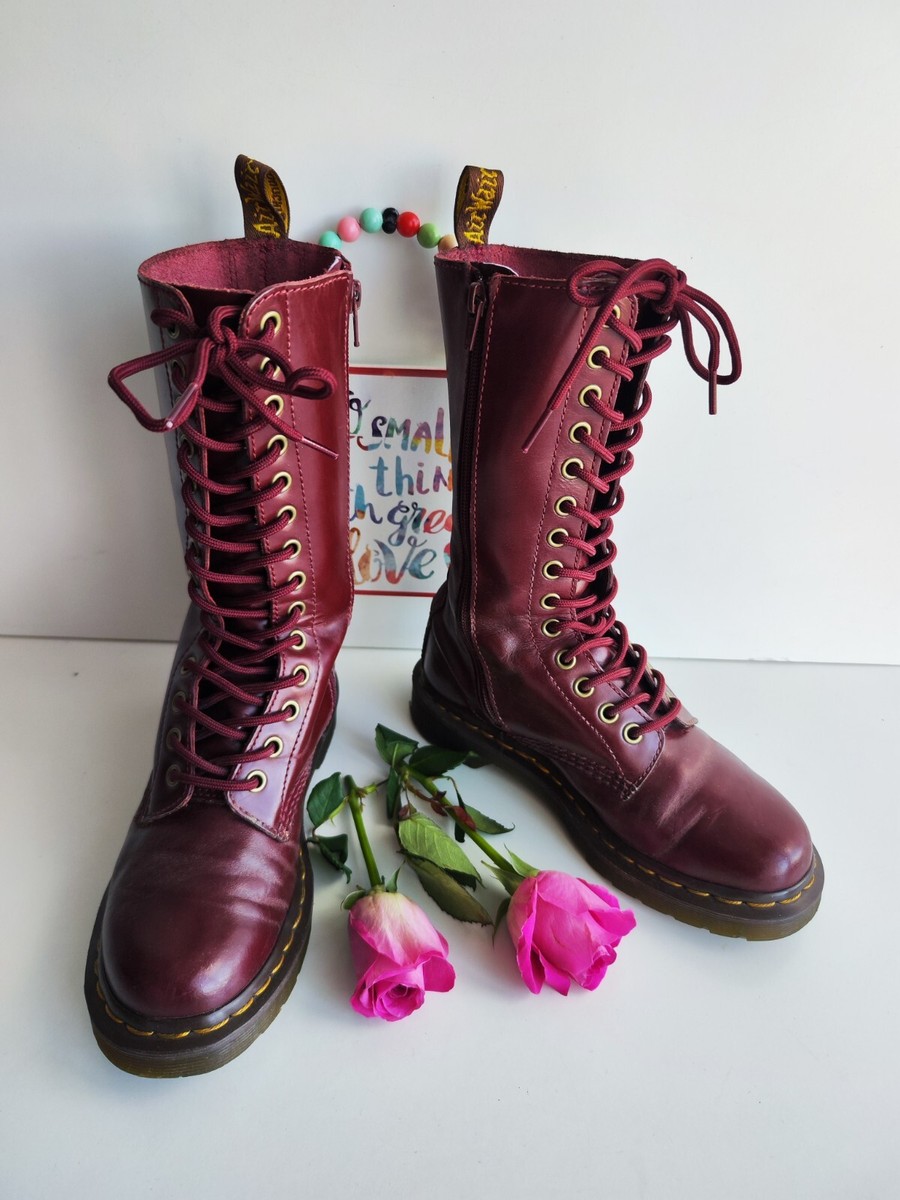 Dr Martens 1b99 11820 Shiraz arcadia 14 hole cherry oxblood