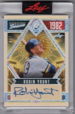 2025 Robin Yount Leaf Seasons In the Sun Signature FOIL AUTO /7 - Brewers