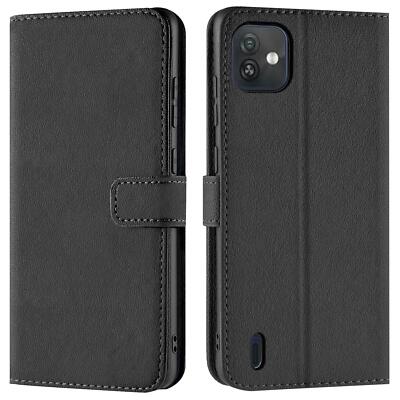 Wallet Case für Wiko Y82 Handy Book Cover Flip Tasche Schutzhülle slim