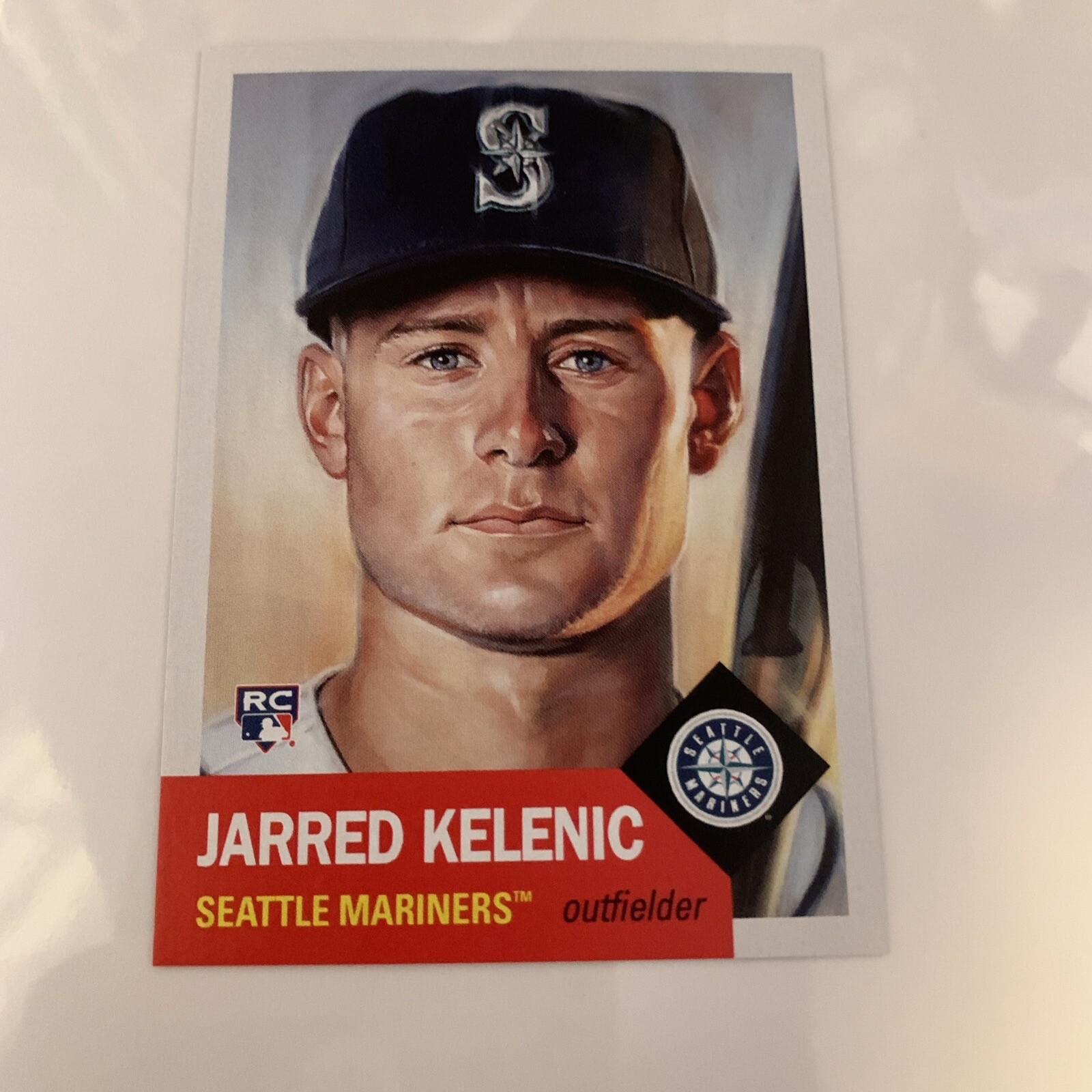 2021 TOPPS LIVING SET # 420 JARRED KELENIC RC Seattle Mariners In Hand