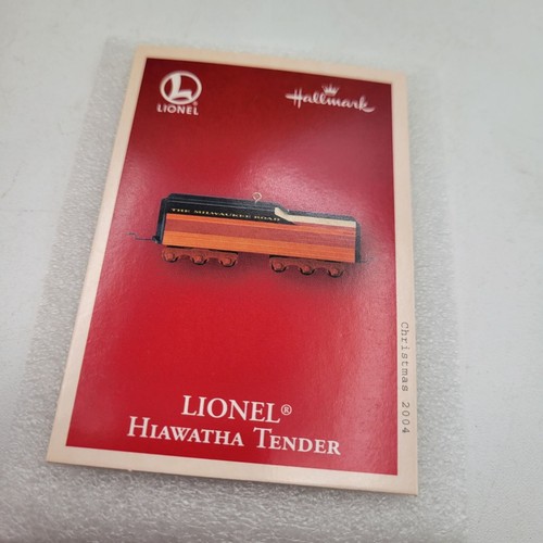 Vintage 2004 Hallmark Keepsake Ornament LIONEL Hiawatha Tender Diecast Train - Picture 7 of 8