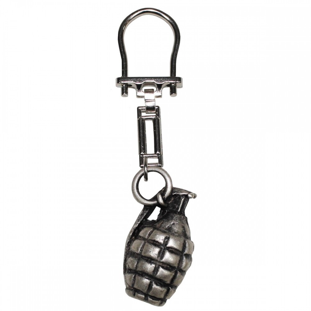 Schlüsselanhänger Silber Anhänger Handgranate Helm Feldflasche