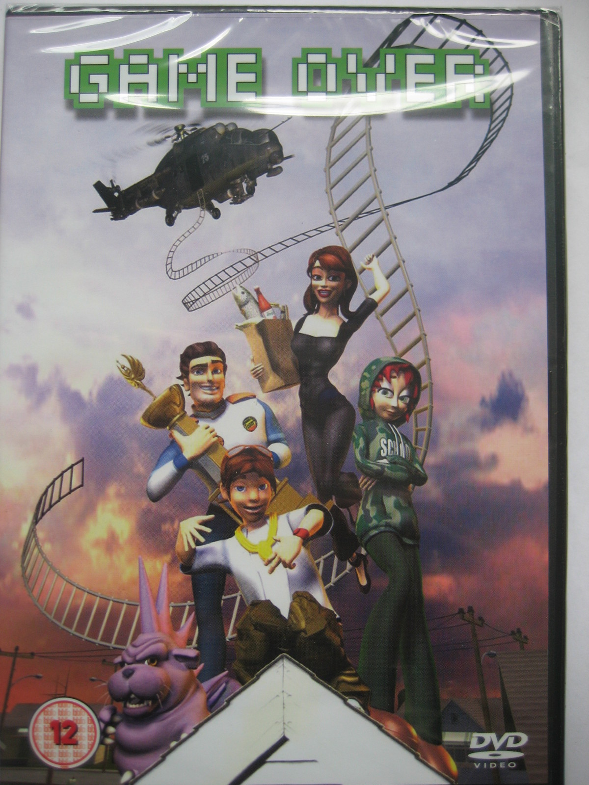 Game Over (DVD, 2007) Childrens Animation NEW SEALED Region 2 PAL