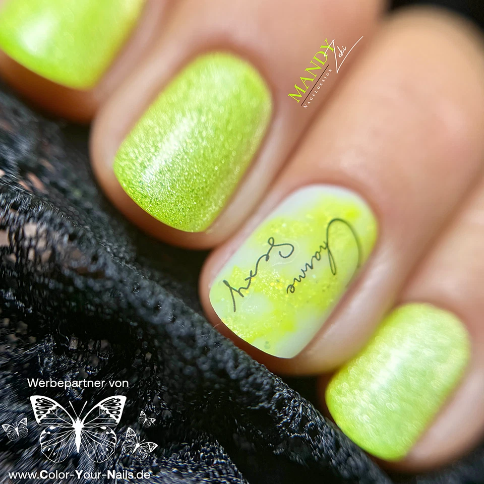 Reflektion Neon Cat Eye Farbgel UV LED – Magneteffekt – leuchtende NEON Farben - Bild 3 von 4