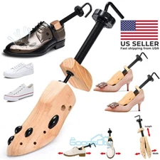 2-Way Solid Wooden Adjustable Shoe Stretcher Expander Men Women Boot Size US5-13