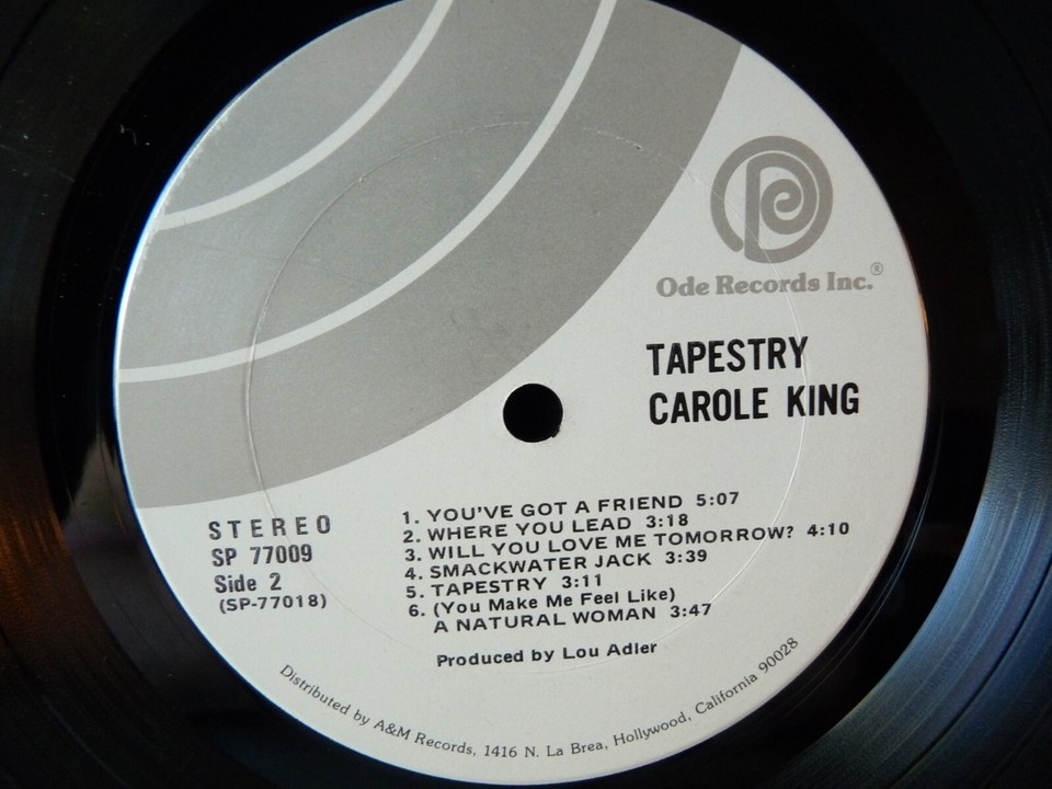 Carole King Tapestry. LP, Album, Terre Haute Pressing, Gatefold VG+