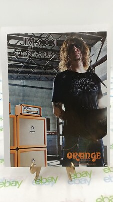 ORANGE GUITAR Amplifier Stack - 2008 - PRINT AD   JIM ROOT STONE SOUR  m