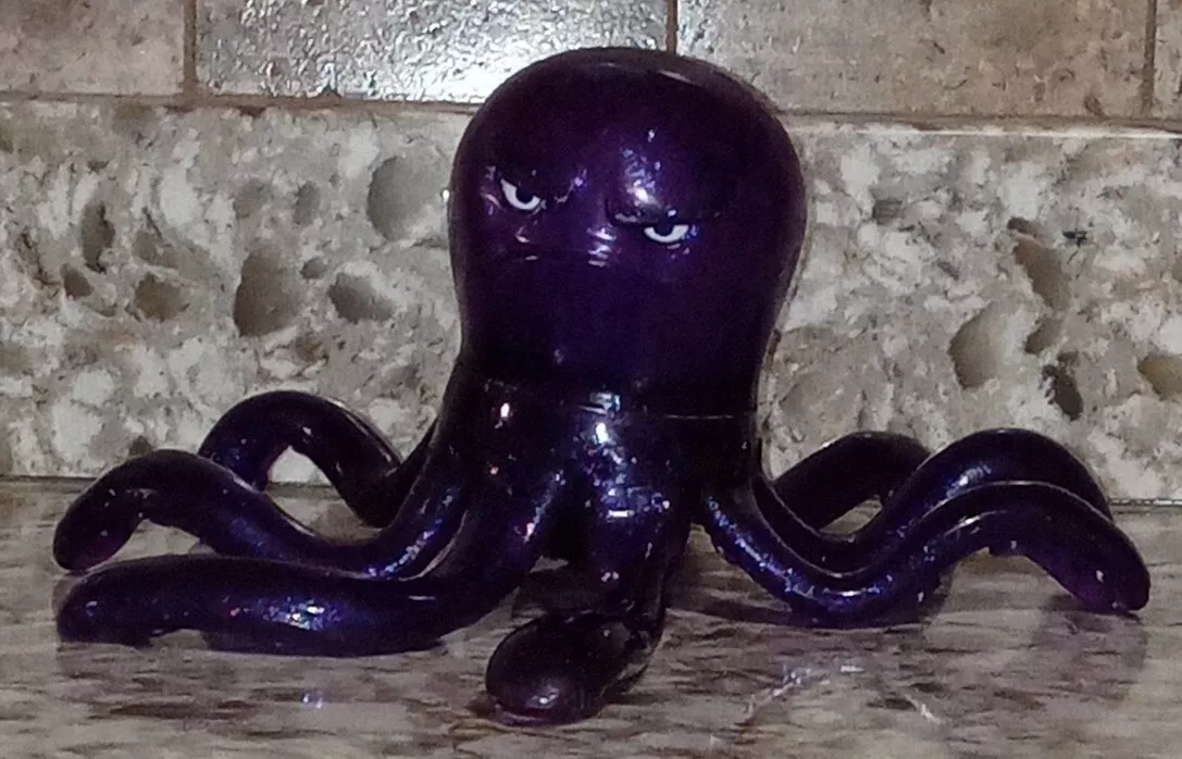 Toy Story 3 Disney Pixar Stretch Purple Glitter Octopus 4" × 8"  Large Figure | Ebay