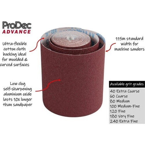 Prodec Advance Proflex Flessibile Carta Vetrata Abrasiva Ossido di Alluminio 5 M - Foto 3 di 13
