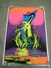 Devil Woman 1971 black light poster vintage psychedelic C65