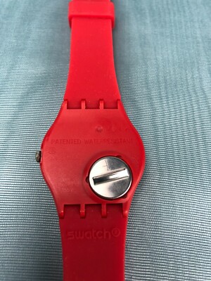 Swatch Watch GZ264 Red Rose Only You Swatch Watch GZ264 My Heart Red Rose Only **WORKS | eBay main image 2