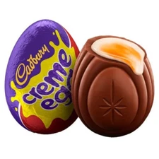 Cadbury Holiday Chocolate Creme Eggs 1.2 Oz. Individually Wrapped, Bulk 10 Count