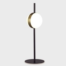 Modern Design LED Table Lamp With Black And Gold Sphere MN-591