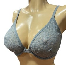 Victorias Secret Body by Victoria Unlined Plunge Lace Bra Sage