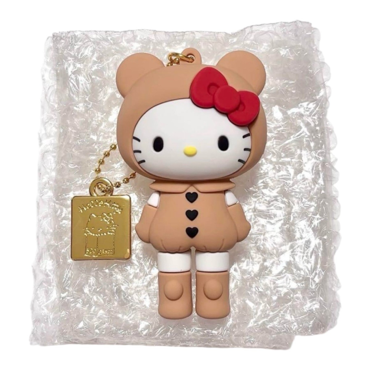 New Hello Kitty Exhibition Charm Keychain 2025 Japan Sanrio Bear