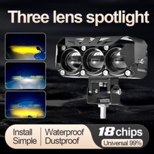 Led Spotlights Combo Car Len 3 Modes Auxiliary Light For Car Motorcycle Retrofit Led Spotlights Combo Car Len 3 Modes Auxiliary Light For Car Motorcycle Retrofit