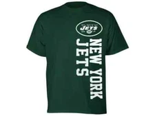 NEW YORK JETS NFL TEAM APPAREL KIDS OUTERSTUFF VERTICAL ISSUE SHIRT MEDIUM 5-6