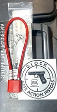 Regal Firearms Red Glock 15" Gun Cable Lock R15SC3.  CA approved.