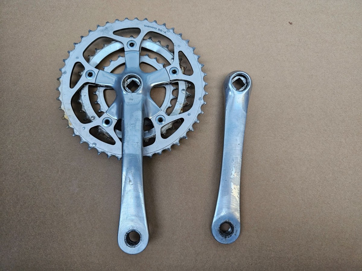 90s Shimano XTR Triple Crankset Mountain Bike 175mm 46/36/26 90s Shimano XTR Triple Crankset Mountain Bike 175mm 46/36/26
