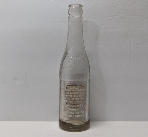 Ligonier Beverages ACL Bottle Ligonier Indiana 8 oz Ligonier Artificial Ice Co - Picture 9 of 23
