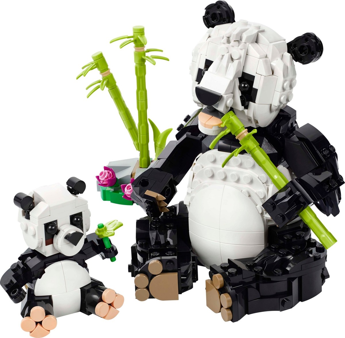 LEGO® Creator 31165 Wilde Tiere: Pandafamilie Orca Pinguin 3 in 1