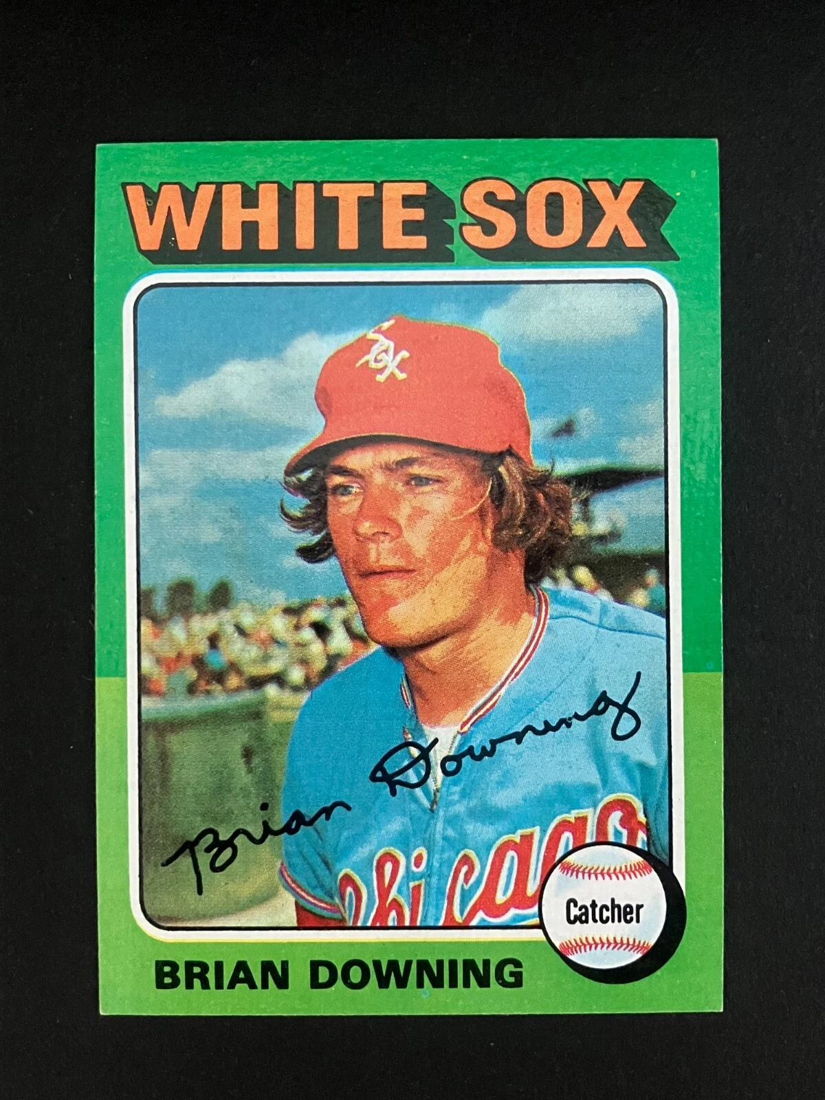 1975 TOPPS MINI HIGH-GRADE SET - BRIAN DOWNING  - CARD #422 - WHITE SOX - NM-MT