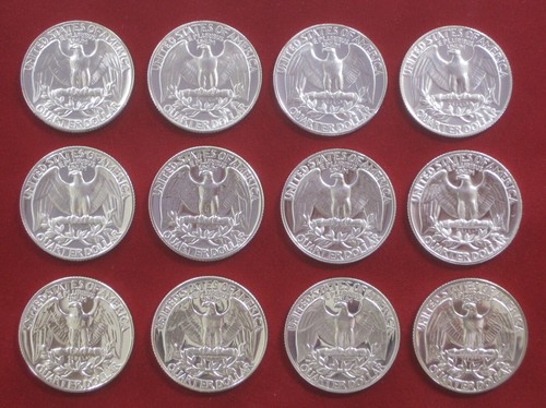 1953 bis 1964 Gem Proof Washington Quarter Set - Bild 2 von 3