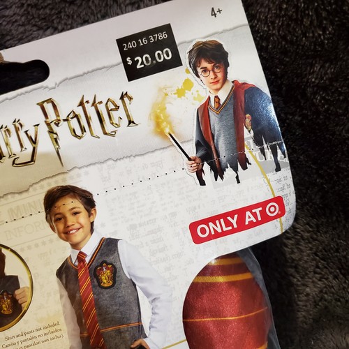 Harry Potter Accessory Kit Sweater Vest Breakaway Tie Reusable Patch Disguise 4+ - Picture 3 of 6