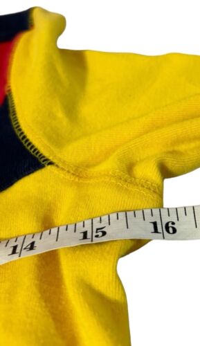 Vintage Y2k Tommy Hilfiger Shirt Women’s Size M Top Logo ColorBlock Streetwear - Picture 3 of 7