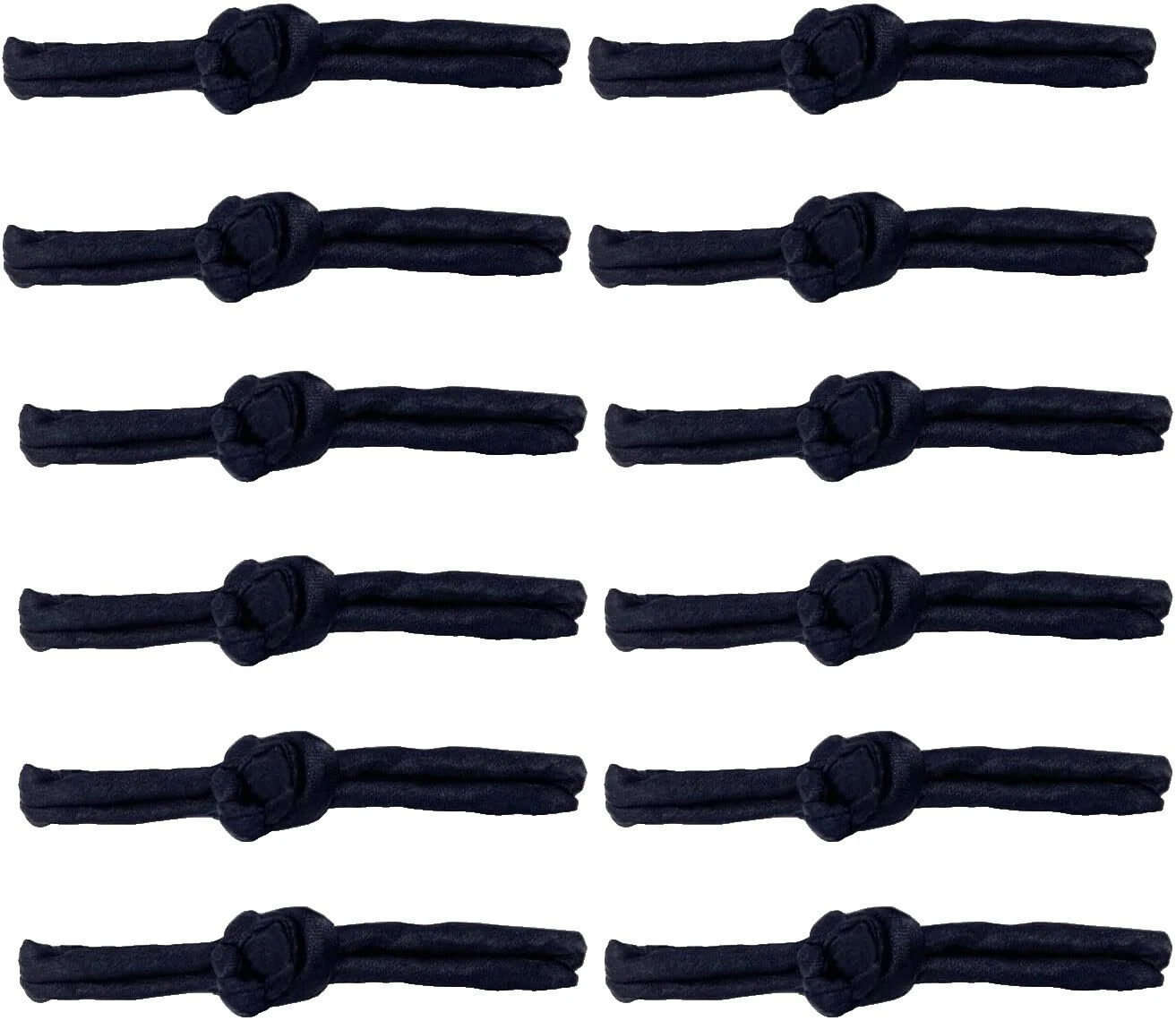 Botones de costura de Poliéster Negro