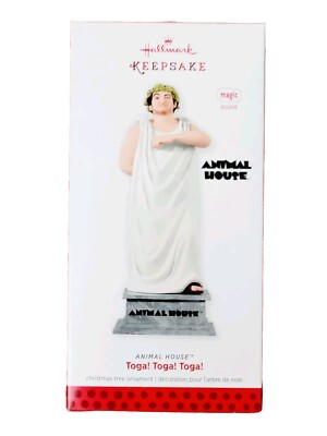 2013 Hallmark Toga! Toga! Toga! Keepsake Ornament Animal House Magic & Sound NIB