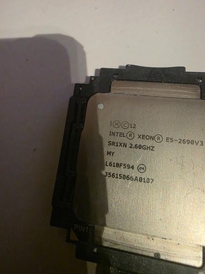 Lot of 9 Intel Xeon E5-2690 v3 Processor SR1XN 2.60GHz J637B505
