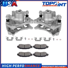 Front Brake Calipers For 2013-2019 Nissan Altima w/ Ceramic Pads Accessories Kit