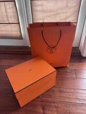 Hermes Empty Gift Box 13 x 10 x 8 Fits Picotin 18  Shopping Bag Authentic