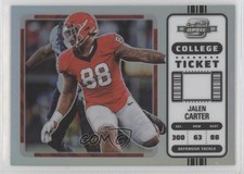 2023 Chronicles Draft Picks Contenders Optic Silver Prizm Jalen Carter #16 17w0