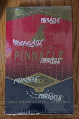 1997 Pinnacle Baseball Unopened Factory Sealed Hobby Box 24 Packs 10 Cards /pack