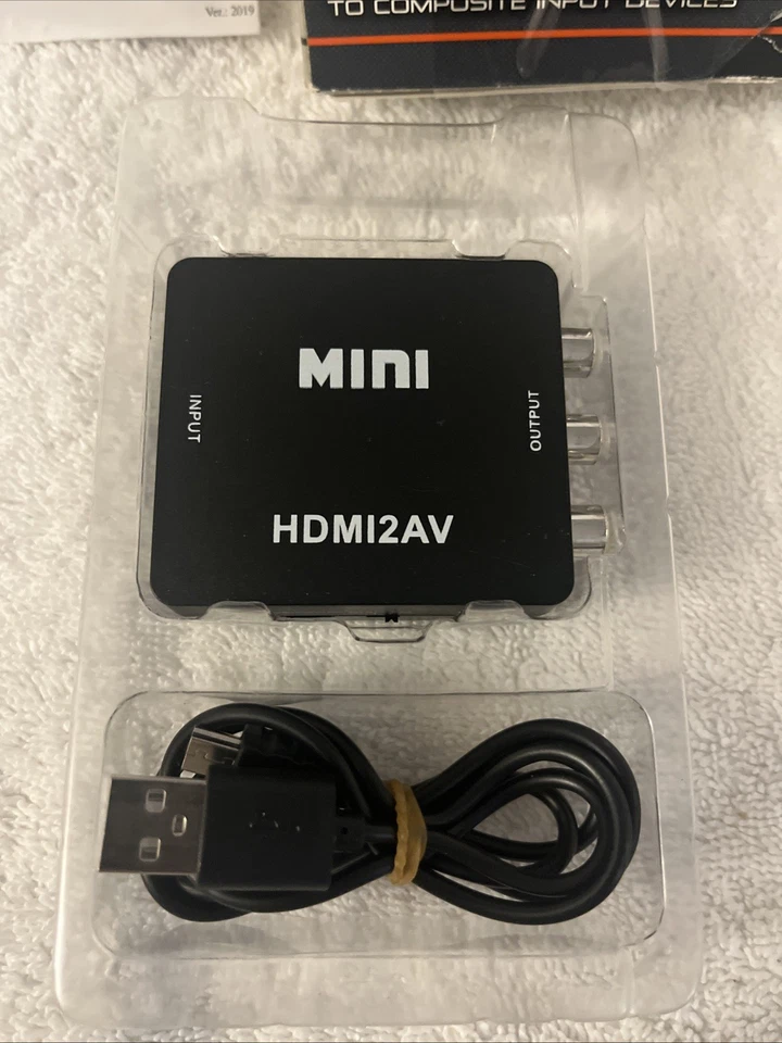 New Open Box Blackweb HDMI To Composite AV Adapter 1080p BWA18AV004 - Image 2 of 4