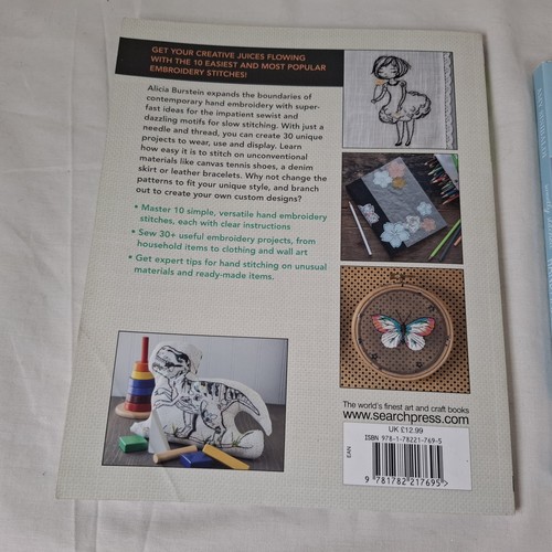 Sweetly Stitched Handmades & 10 Easy Stitches Books Sewing Embroidery Projects - Picture 4 of 20