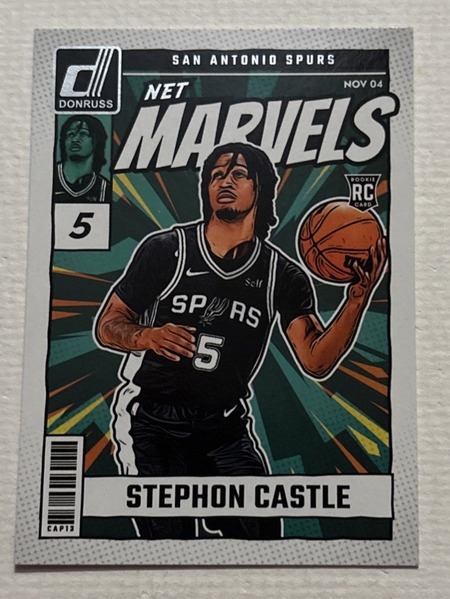 2024-25 Panini Donruss - Net Marvels Stephon Castle #23 (RC)
