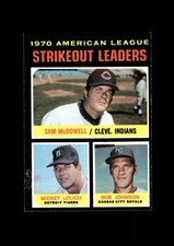1971 Topps Set-Break # 71 Al Strikeout Leaders EX-EXMINT *GMCARDS*